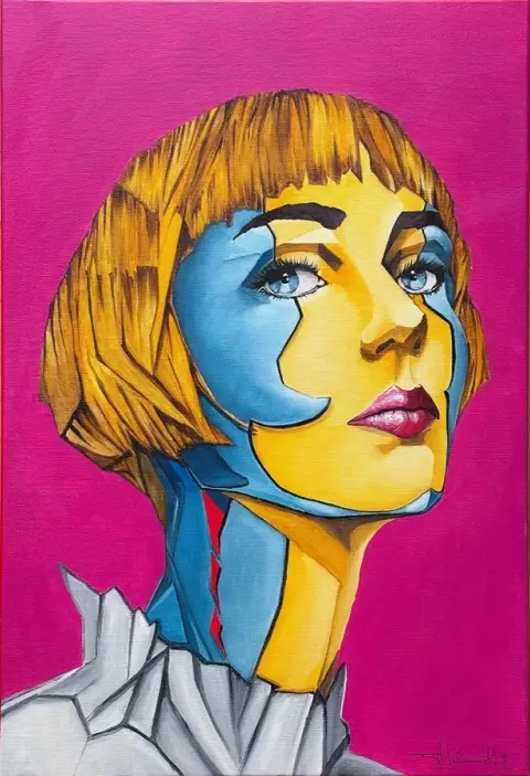 PINK POWER 5 · Pink Power, Acrylic on canvas · Gemälde von Thomas Salamonski